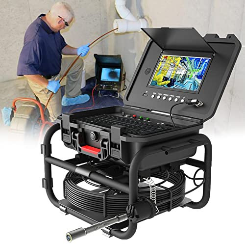 XDLYWUZIQ Industrie Endoskop, Digitale Boroskop Kamera Wasserdicht, Endoskopkamera 1080P Mit 9-Zoll-IPS-LCD-Display, DVR-Aufnahme, 4500-mAh-Akku, Schlangenkamera Video Inspektionskamera