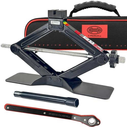 Heyner Germany H347360 - Gato de tijera (1,5 toneladas), color negro