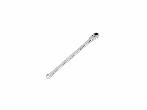 TEKTON 5/16 Inch Long Fixed/Flex Head Ratcheting Box End Wrench | WRB35308