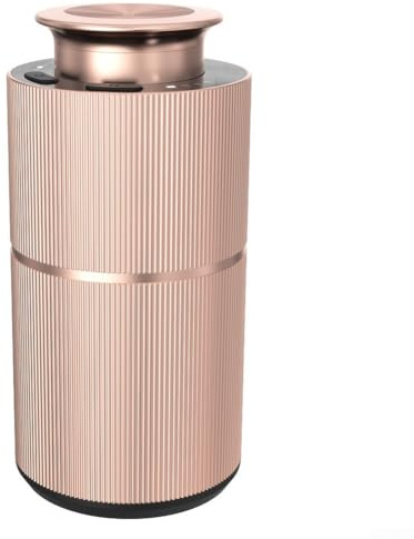 Difusor de coche sin agua con tecnología de aceites esenciales atomizantes para aromaterapia silenciosa en automóviles, oficinas o habitaciones pequeñas (dorado)