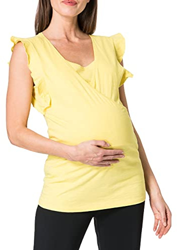 Noppies T-shirt för kvinnor Nurs Ss Edinburg, Acacia – P010, XL