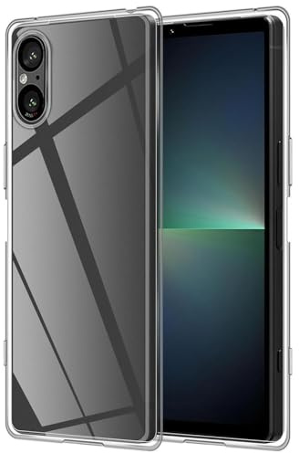 Oprimio Kristallklar Hülle für Sony Xperia 5 V [Silikon Hülle] [%100 Durchsichtig] [Deutsche Material] [Ultra Dünn] Transparente Handyhülle für Sony Xperia 5 V