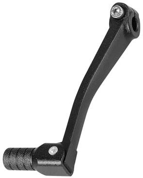 Partuto Universal Aluminum Alloy Motorcycle Folding Gear Shift Lever Black Replacement