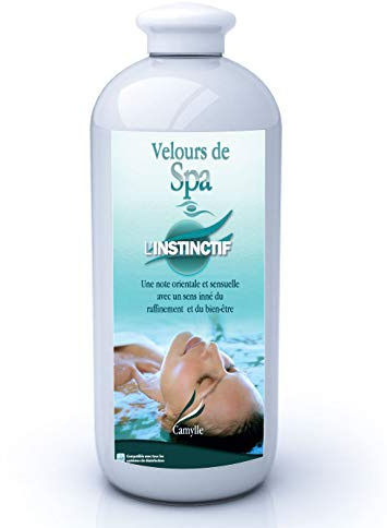 Camylle - Fragancia Jacuzzi L'Instinctif - Fragancia Spa hecha de aceites esenciales 100% puros y naturales - Con una fragancia lánguida y oriental - 1000ml