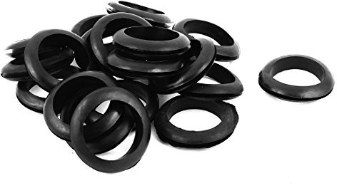 Aexit 40mm Innen Musikinstrumente & DJ-Equipment Dmr Dual Seite Gummi Kabel Draht Ã–sen Dichtung Musizier-Zubehör Ring 20Stk