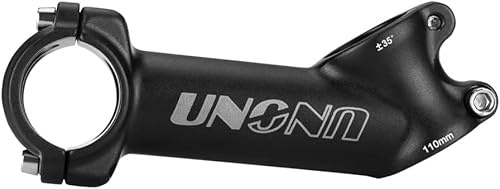 BESNIN Fahrrad Vorbau MTB Vorbau 35 Grad Rennrad Vorbau 25,4mm Lenkervorbau 110mm Mountainbike Vorbau für Radsport