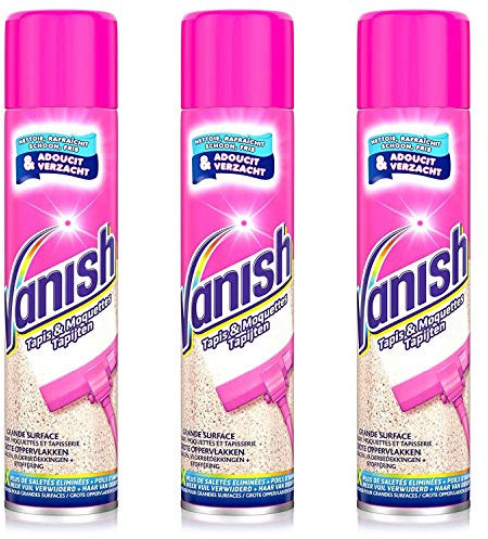Vanish Foam Carpet Cleaner Solution, 600ml (Set of 3)