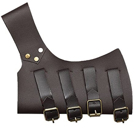 BLESSUME Schwerthalter LARP Cosplay Zubehör (Braun 2)