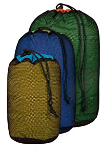 Mesh Stuff Sack - 3 Piece Set XXS | XS | S / Black