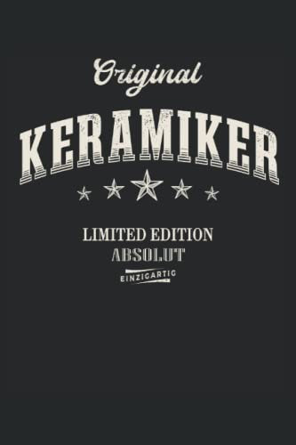 Keramiker Notizbuch (liniert) Limited Edition