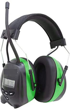 Orejeras Protección auditiva de muffs de orejas de tiro electrónico FM/AM Radio Defensores de oídos Protector Peso ligero y protección auditiva máxima Orejeras de seguridad con reducción de ruido ( Co