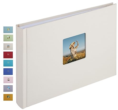 1DOT2 Leinen Fotoalbum, 24x17 cm, Beige