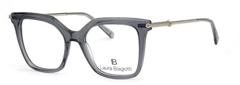 Laura Biagiotti LBV34 Brillengestell, eckige Form (Weiß), Weiß