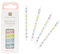 16 x Floral Pretty Pastel Birthday Cake Candles- with Small Flowers - Ideal Easter Table Decor Spring Summer Celebration Plastic-Free Packaging -Designed by Talking Tables UK