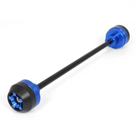 XoTiq Motorräder Sturzpads for Yamaha MT07 FZ07 XSR700 Vorne Hinterrad Achse Gabel Crash Slider Schutz Motorrad Zubehör Frame Sliders Sturzschutz (Color : Front Blue 1pc), HUANGLUYU1995