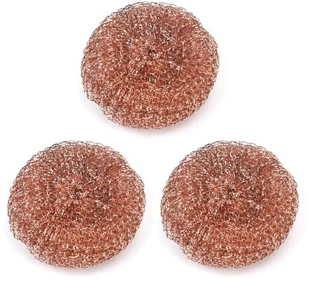 Chiffons de nettoyage en cuivre, tampons de vaisselle respectueux de l'environnement, outils de nettoyage de cuisine