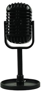 HugMiu Simulation Requisiten Retro Mikrofon Vintage Klassischer Stil Dynamisches Vokal mikrofon Miniaturen für Heim Dekoration Kleine Ornamente