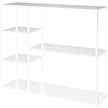 Sofa-Rückwand, Regaltisch, Flur-Konsolentisch, schmaler Konsolentisch, Konsolentisch aus Holz, Eiche, dekorativer Wandtisch für den Eingangsbereich, Balkon, Garten, Blumenständer, rustikale