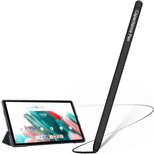 Fold6 Stylus Pen, Samsung s pen pro replacement, Tablet Pen for All Touch Screens Input Pens pad pen for Galaxy Tab A9+ Compatible with Pads/Tablets/Lenovo/Android/iOS-Black