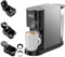 Heightening Espresso 4in1 Coffee Machine for Nespresso Original/Dolce Gusto/Ground Capsule and ESE Coffee Pods,19 Bar Automatic Coffee Machines BLACK (AC-513H) (BLACK)