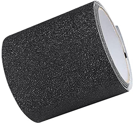 Healeved Protezione Per Suole Adesiva Antiscivolo Nera 10x200cm, Cuscinetti Per Suole Da Sneaker e Tacchi Alti, Accessori Per Scarpe Funzione Antirumore e Antiusura, Adatti a Vari Tipi Di Calzature