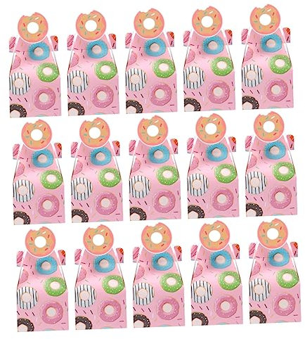 GRADENEVE Donut Druck Kuchen Box 50 Stücke Kit Papier Box Für Hochzeit Party Candy Lagerung