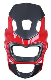 avdb-moto Carénage Avant/Tête de Fourche Compatible avec HONDA MSX 125 GROM JC75A 2016-2020 (Rouge)