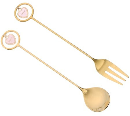 Holibanna Cucchiaino Da Caffè Natalizio in Acciaio Inossidabile Set Di 6 Cucchiai Da Dessert Per Mescolare Tè E Bevande Cucchiaino Da Caffè Per Yogurt E Budino