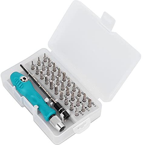 TIKATARER Set di Bit di Sicurezza, Cacciavite 32pc Set di Cacciavite di Sicurezza Impostato Crovite con Angolo Esagonale a Tre Punti a 3 Punti per per Trapano con Driver Impact Impact