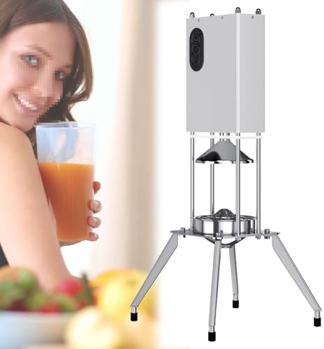 Feiphla Exprimidor Eléctrico de Brazo Naranjas y Cítricos 200W, Filtro de Acero INOX, 2 Conos Desmontables de Diferente Tamaño, Palanca y Antigoteo