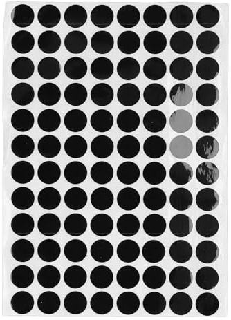 YUKOFE Tavolo da Biliardo Punti Marker Punti 12mm Spot Billiard Spot Piscina per palcinetto Adesivi per marcatori per Biliardo Pratica 96pcs