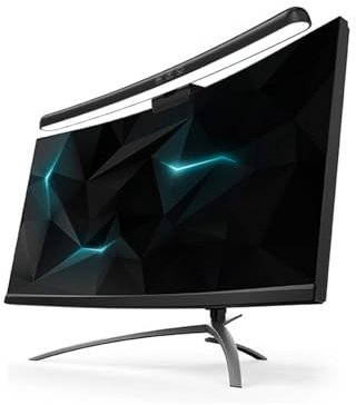 Nordreach Curved Monitor Light Bar 400MM LED Screen Lamp Computer Monitor Lamp with LED Touch Control, Gaming Screen Light for Gaming Home Office