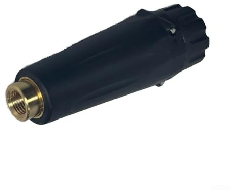Buse de mousse pour lavage de voiture durable pour machines de nettoyage haute pression avec répartition uniforme de la mousse et élimination efficace de la saleté (noir)
