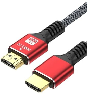 Câble HDMI Haute Vitesse 48 Gbit/s – Version 2.1 8K/4K HDR 3D, Compatible Avec Les Téléviseurs HD Et Les PC(3m)