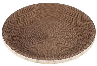 Planche À Gratter Ronde pour Chat, Lit À Gratter Durable 2 en 1, Tapis À Ondulé pour Animaux De Compagnie pour Intérieur Et Extérieur, Dortoir, 35 Cm/40 Cm/45 Cm