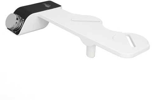Jonlaki Bidet de Toilette à Buse Unique avec Pression, Matériau ABS, Auto-pulvérisateur Facile à Installer, Mise à Niveau de la Salle de Bain (1/2po Asie Australie Royaume-Uni)