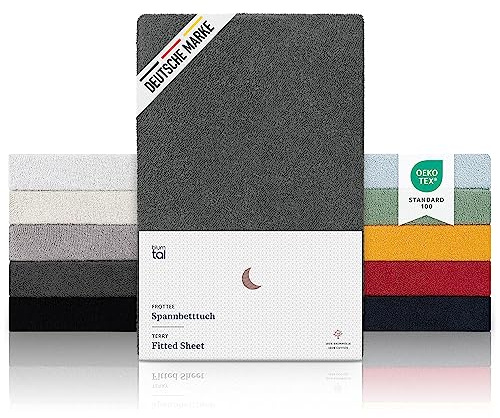Blumtal frotté underlakan - Cuddly soft underlakan, Oeko-Tex certifierat, olika färger och storlekar
