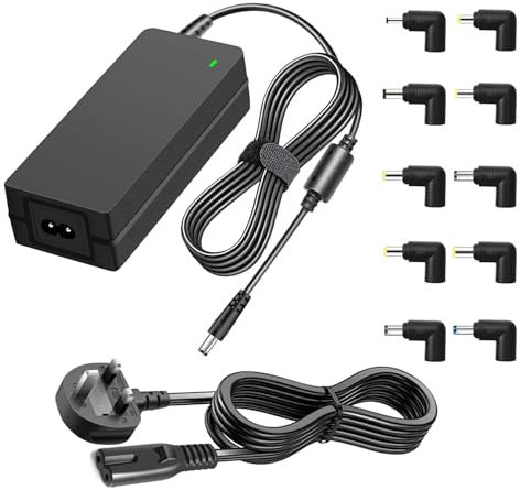 19V 3.42A DC Power Supply, 100V-240V AC to DC 19Volts Replacemen for 19Vdc Laptop LCD TV Monitors Speaker Soundbar Power Cord Adapter.