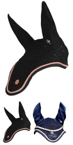 Marengos - Fliegenhaube Modern Rosé – Schwarz – Vollblut