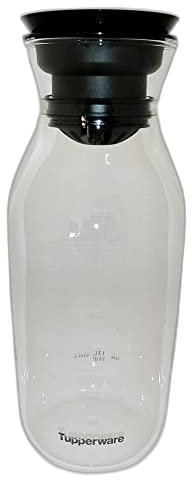 Tupperware HydroGlass 360° 1,3 L GLAS Clear Collection Karaffe Carafe mit Sieb Kanne