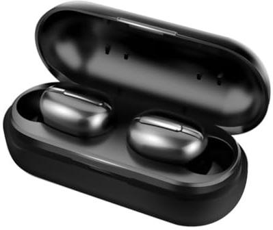 Sprach Übersetzer Ohrhörer, 84 Sprachen Sofortiger Übersetzer, TWS-Geräuschunterdrückung Bluetooth-Headset, Lange Akkulaufzeit, Musik, Anruf Drahtlos, Schwarz