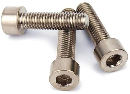 Hält Dinge fest M6 M8 M10 DIN912 Titan GR2 Innensechskantschraube mit Innensechskant Geeignet für viele Einsatzorte(M8X20 5PCS)