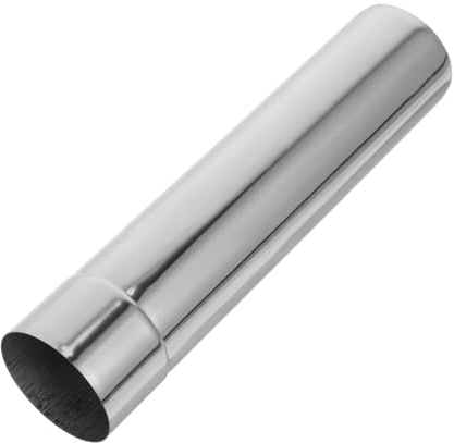 Sosoport Accesorios de Acero Inoxidable Tubo de Chimenea Recto para Tienda de Campaña Manguera de Escape de Secadora Tubo de Cocina para Camping