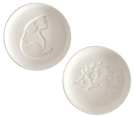 PHENOFICE 2piezas De Diseño De Animales Para Salsas y Condimentos Para Cocinas y Decoración Infantil