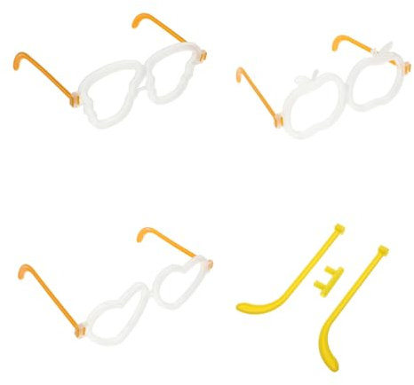 JOINPAYA Glow Dark Glasses Kit 20 Sets mit Leuchtstab-brillenverbindern für Lustige Partybrillen
