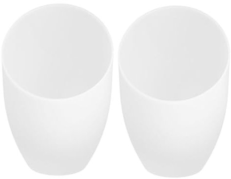 DOITOOL 2pcs Retro Style Lamp Shade Cover 40mm Hole for Indoor Lighting Vintage Plastic Ceiling Lamp Shade for Home Decor