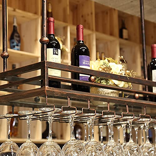 Soporte para copas de vino de altura ajustable para el hogar, sala de estar, cocina, soporte colgante para copas de vino, estante de almacenamiento de vino, soporte para colgar copas de vino que
