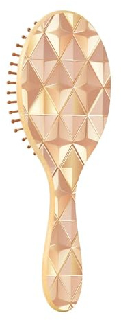 Wooden Brush Gold Rose Gold Paddle Hairbrush Wood Hair Brushes For Women Hair Massage Brush