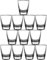 Ruikcoll Lot de 12 verres à shot en verre transparent pour les fêtes de fin d'année, la famille, les bars, 35 ml/3 cl