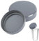 Flat Lid Cap with Gaskets for Nutribullet: 2 Pcs Replacement Cups Cover for 600W 900W Blender System - Leak-Proof Resealable Lids Compatible with Nutri Bullet Cups 18oz, 24oz, 32oz